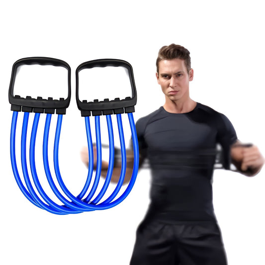 Full Body Workout Set - Borstexpander met 5 verwijderbare weerstandsbanden