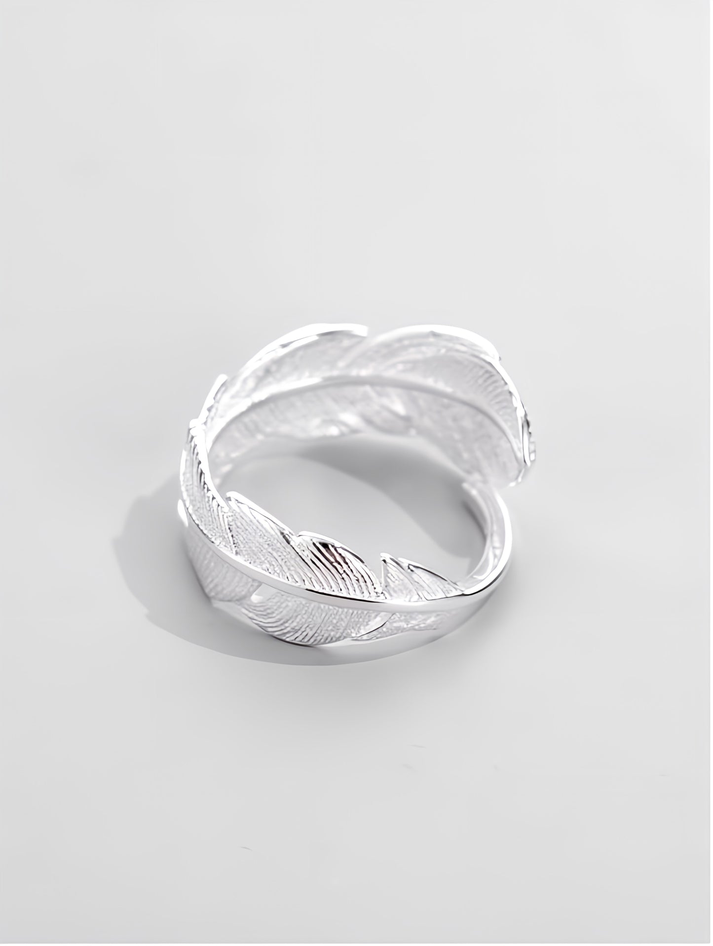 Bague Feuille d'Argent