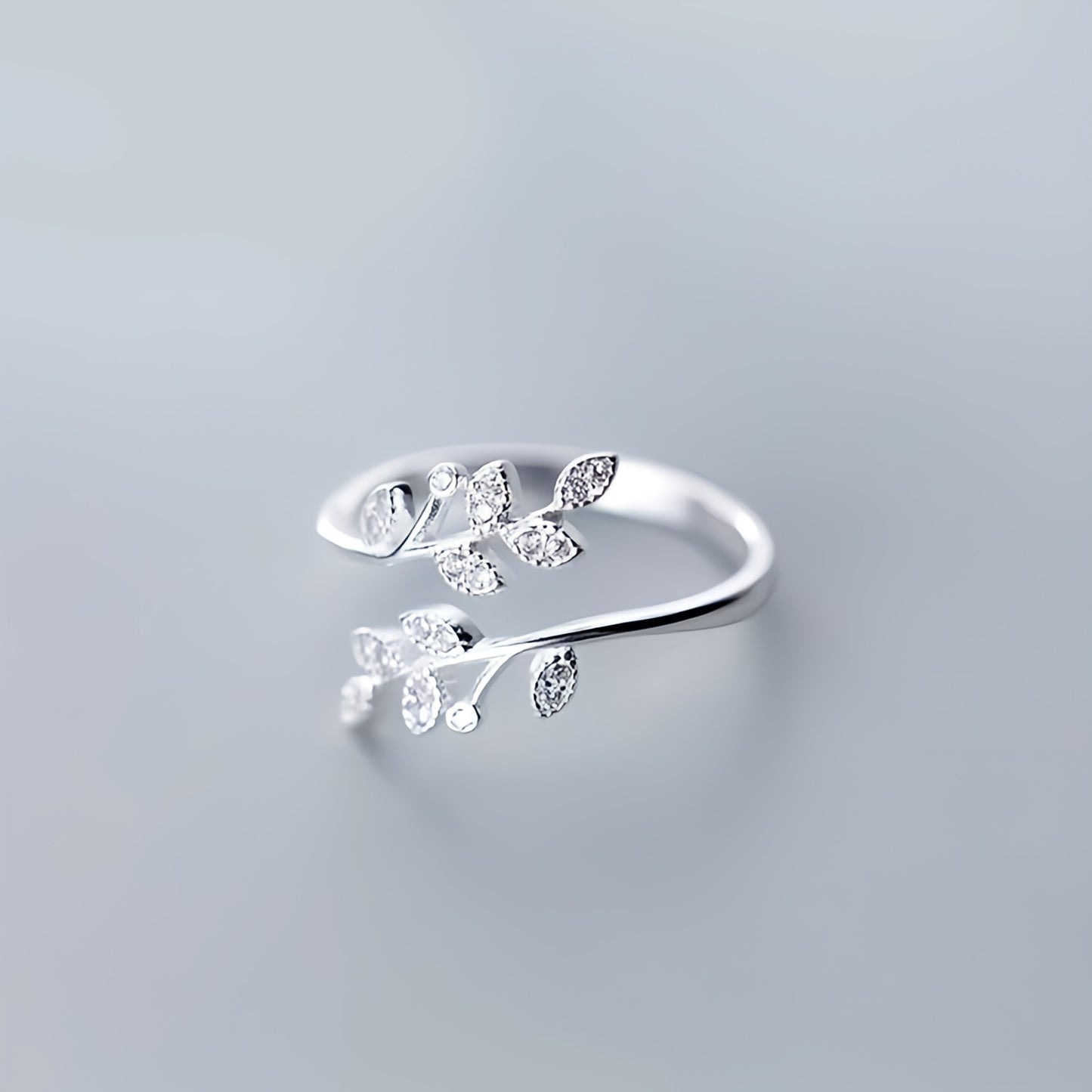 Silver Sprout Ring