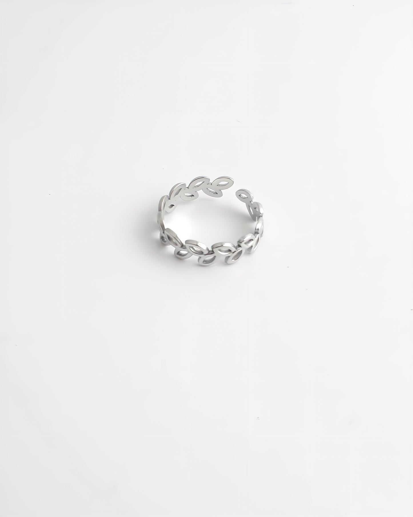 Bague Feuille d'Argent